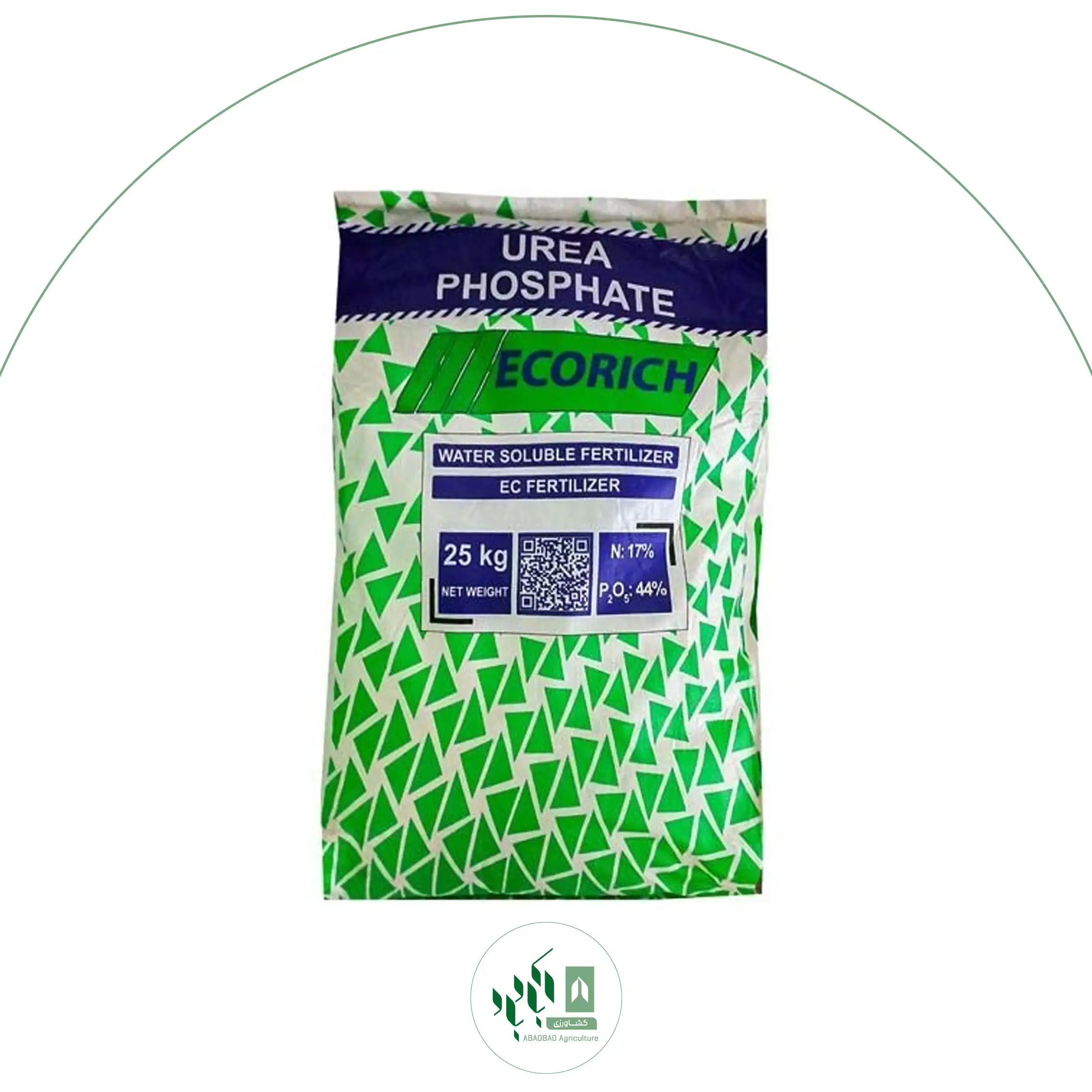 ore fasfat کود مصرفی خاکی اوره فسفات 25 کیلویی برند اکوریچ چین